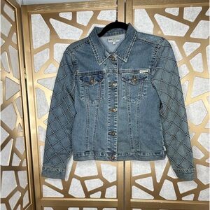 Max Studio Blue Jean Jacket
